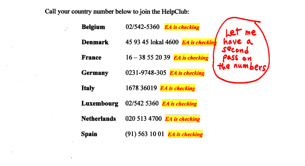 [ The HelpClub numbers in Europe (result) ]