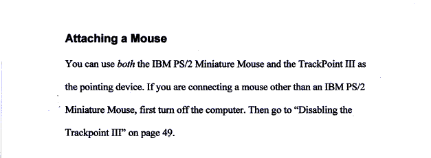 [ Attaching a mouse (result) ]